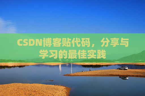 CSDN博客贴代码，分享与学习的最佳实践